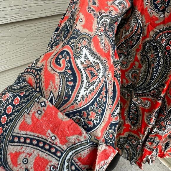 Liz & Co Paisley Button Down shirt, women’s size S - Picture 3 of 6